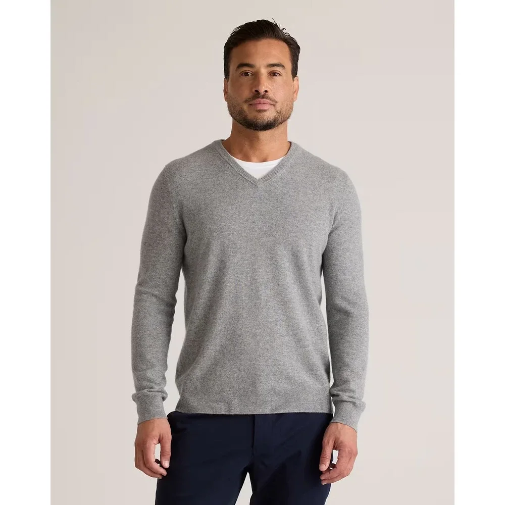 Banana Republic‎ Luxe Sweater Collection V Neck Gray XL New With Tags